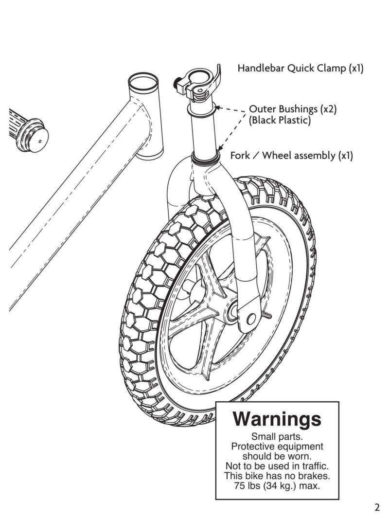 Cruzee Assembly Manual Page 2