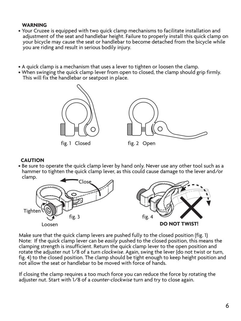 Cruzee Assembly Manual Page 6